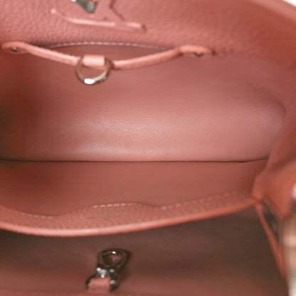 Louis Vuitton Taurillon Mechanical Flowers Capucines BB Magnolia 5 of 9