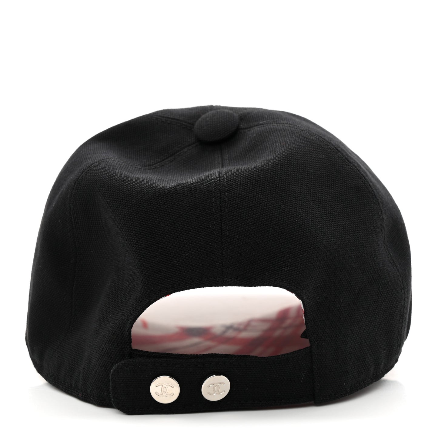 Cotton Beaded CC Cap Hat Black