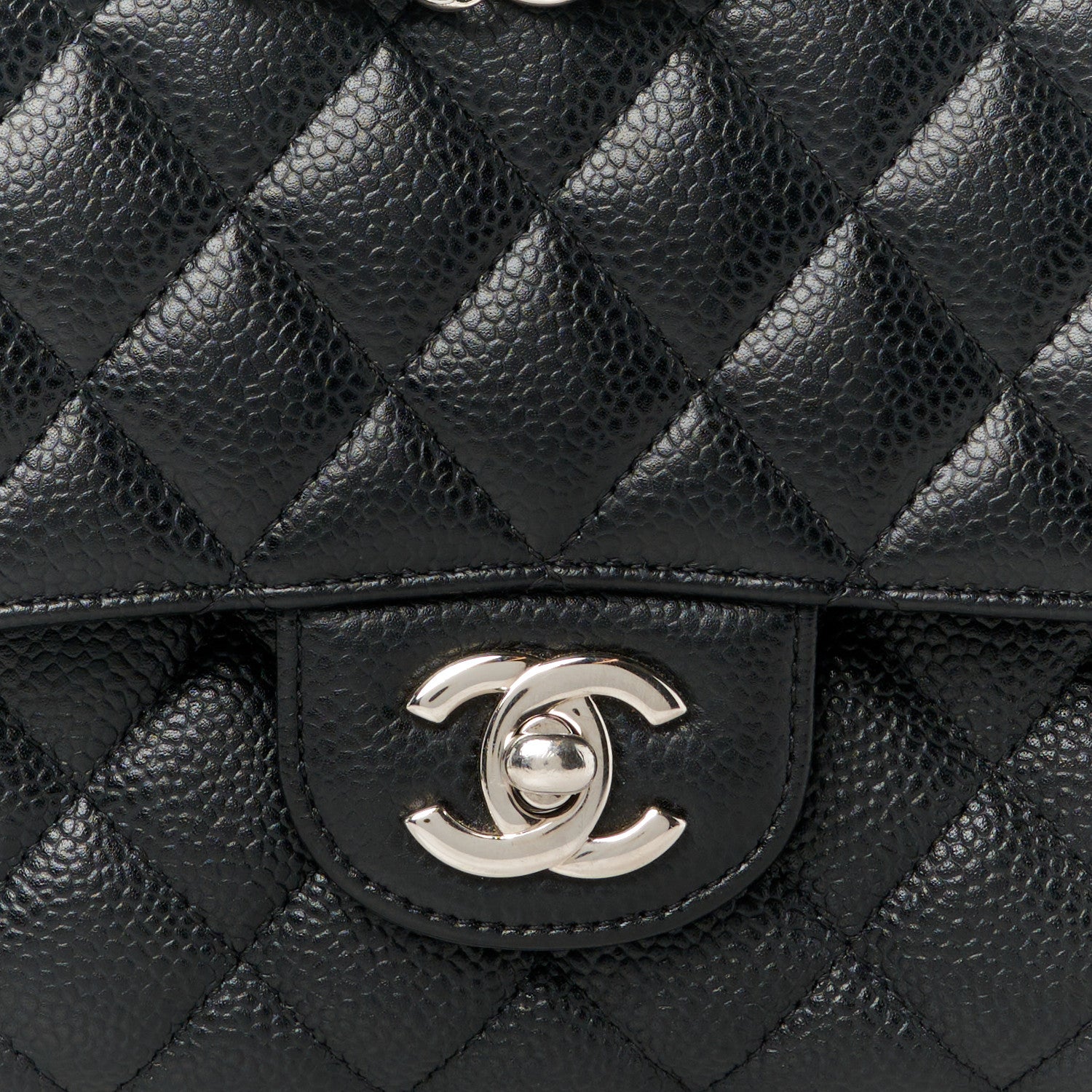 Chanel Caviar Quilted Medium Double Flap Black 9 of 11