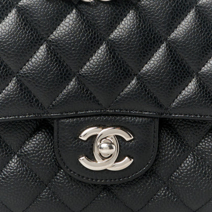 Chanel Caviar Quilted Medium Double Flap Black 9 of 11