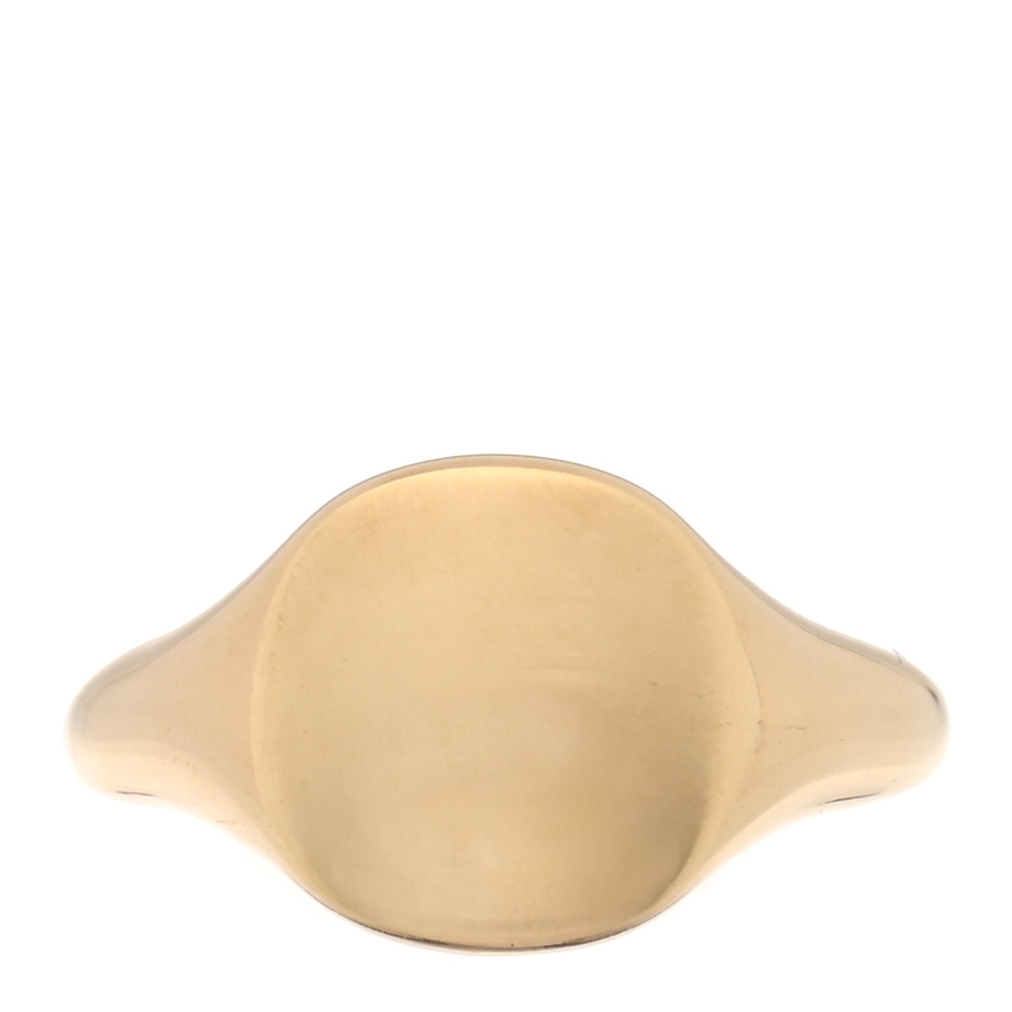 18K Yellow Gold Signet Pinky Ring 44 2.75 47/4