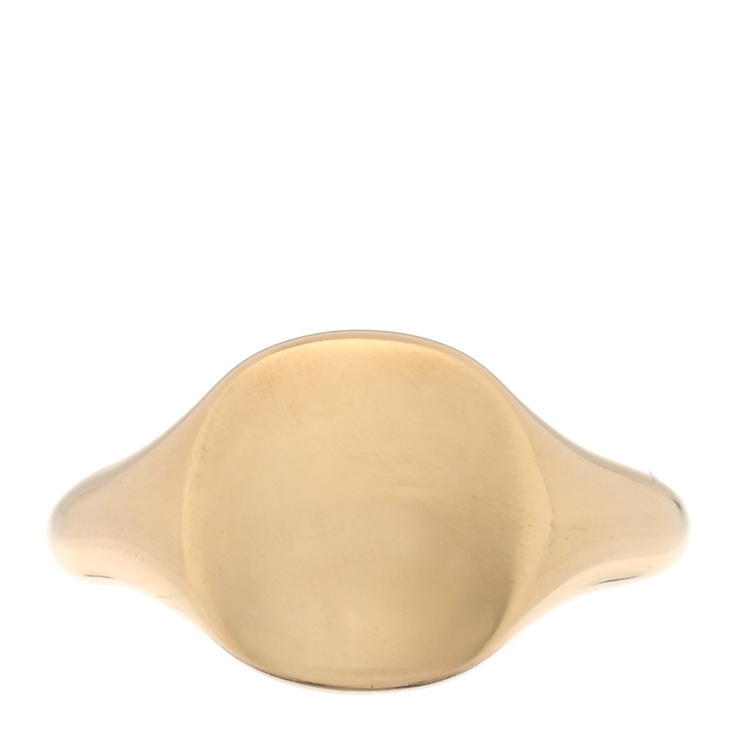 David Yurman 18K Yellow Gold Signet Pinky Ring 44 2.75 47/4 1 of 4