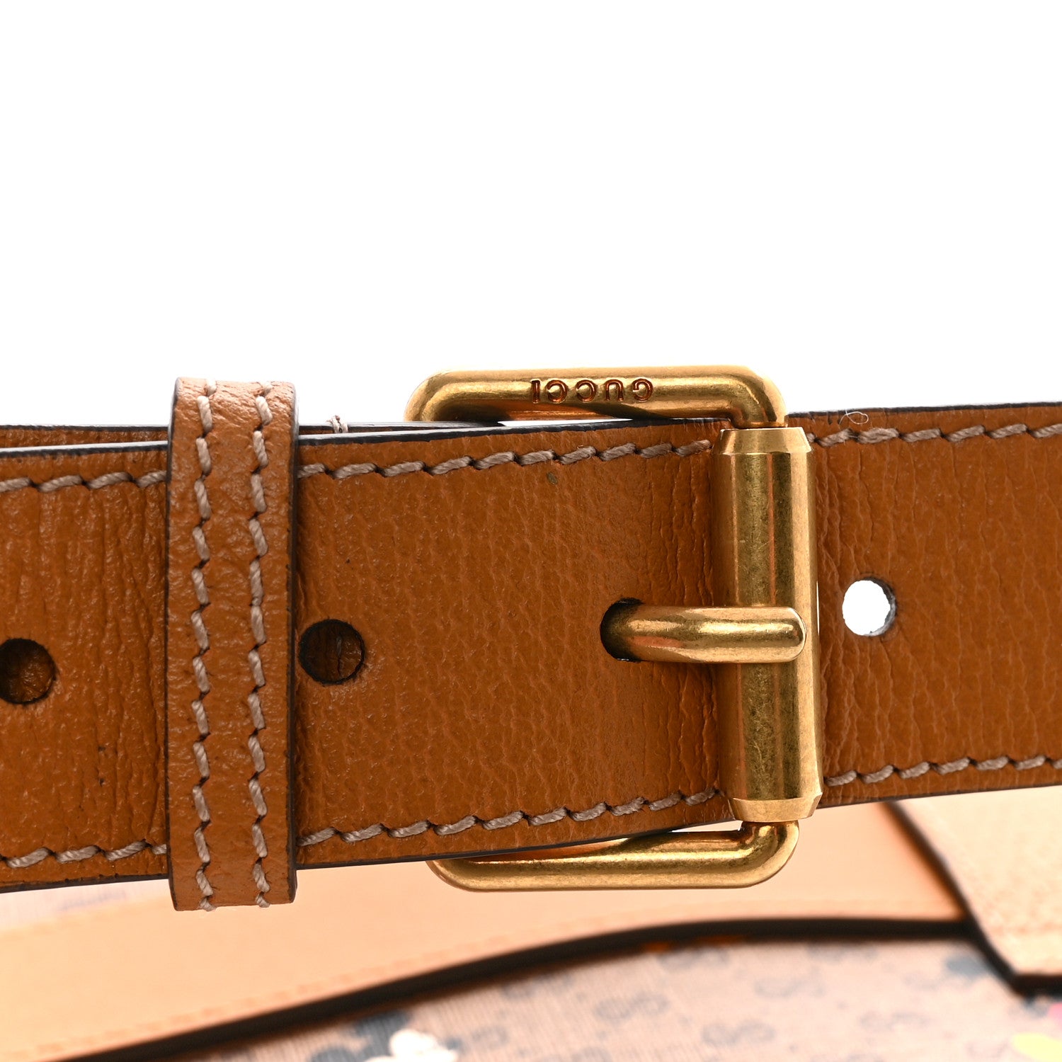 Gucci X DISNEY Mini Vintage GG Supreme Monogram Mickey Mouse Small Belt Bag 90 36 Beige Vintage Sun Oil 11 of 12