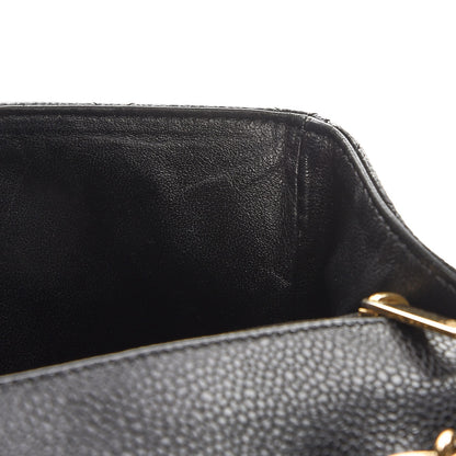 Chanel Caviar Quilted Jumbo Single Flap Black 8 of 14