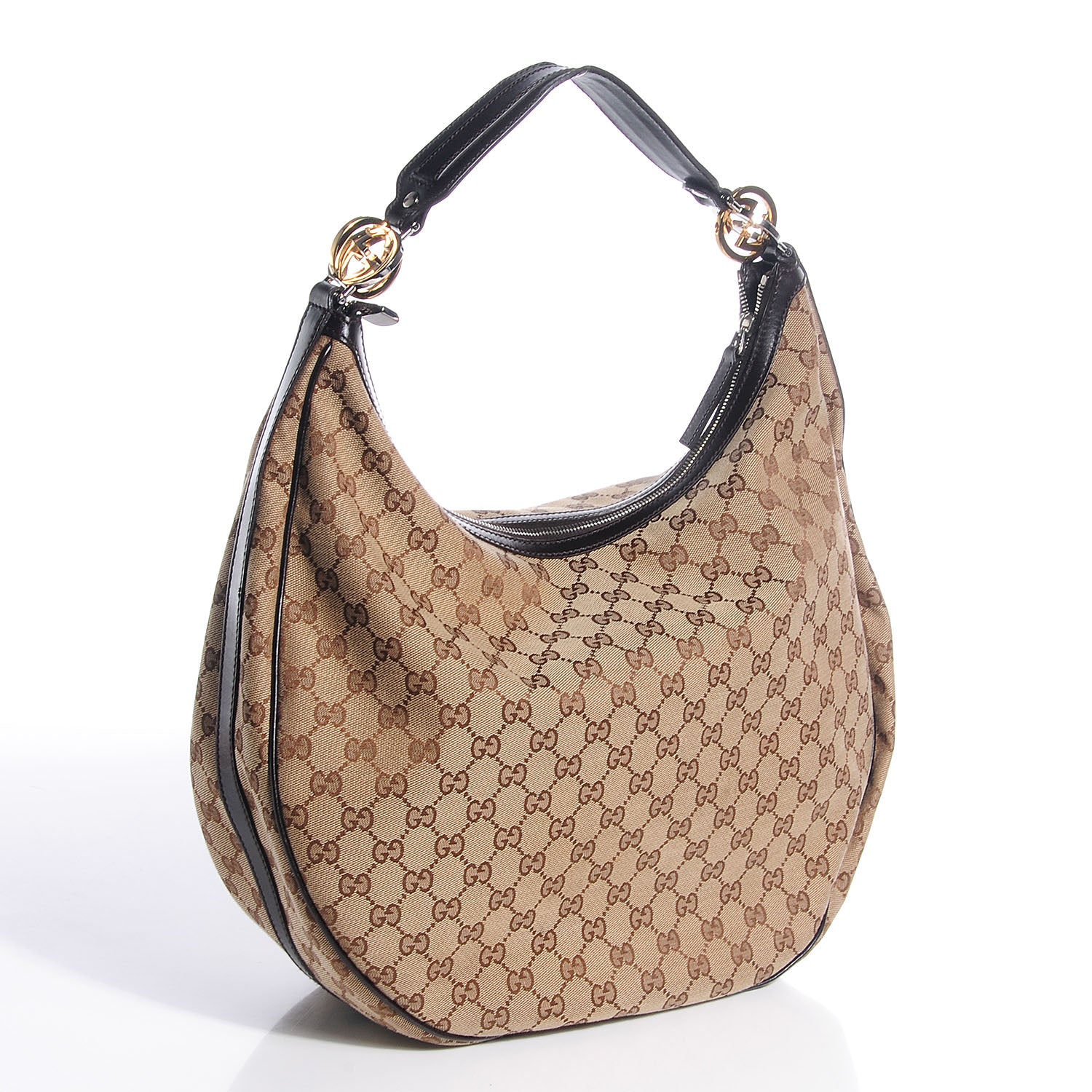 Gucci Monogram GG Twins Large Hobo Dark Brown 3 of 7