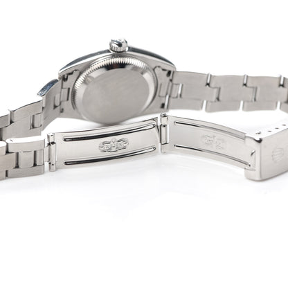 Rolex Stainless Steel 24mm Oyster Perpetual Watch White Roman 76080 4 of 5