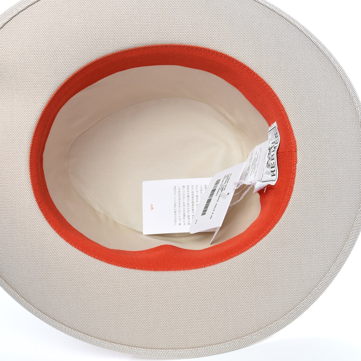 Toile Lambskin Ossie Hat 59 Noisette Rubis