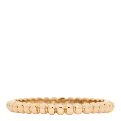 Van Cleef & Arpels 18K Yellow Gold Small Perlee Ring 55 7.25 1 of 5