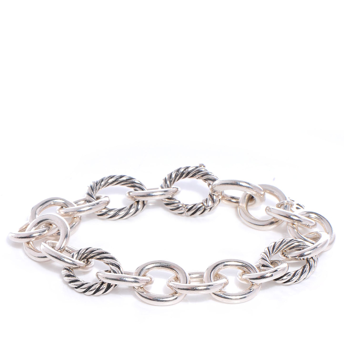 Sterling Silver 12mm Large Oval Link Bracelet