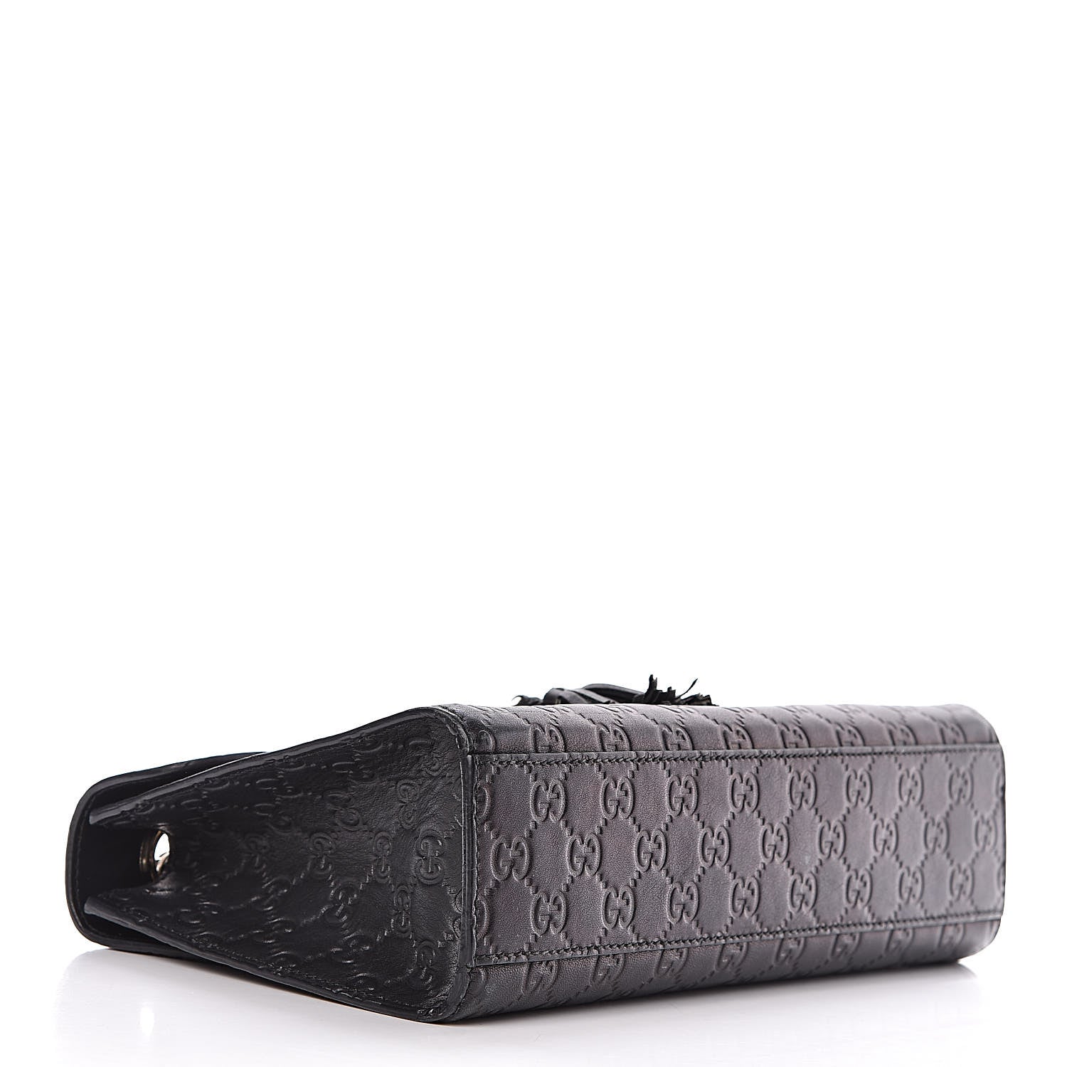 Gucci Guccissima Medium Emily Chain Shoulder Bag Black 4 of 17