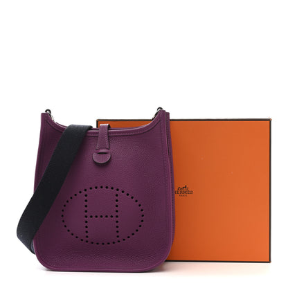 Hermes Taurillon Maurice Amazone Evelyne TPM Anemone Blue Indigo 11 of 11