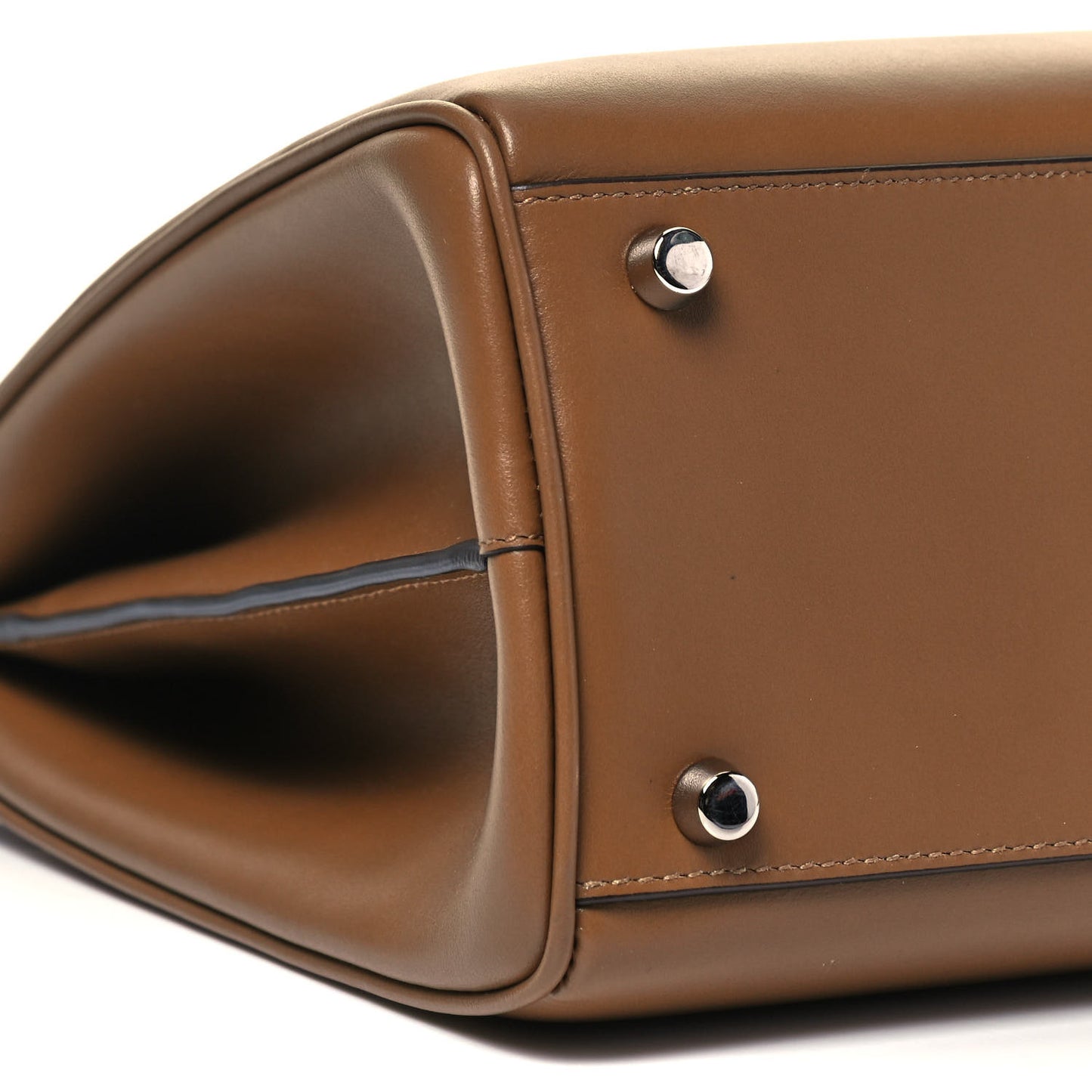 Smooth Calfskin Medium Zumi Top Handle Bag Friky Taupe