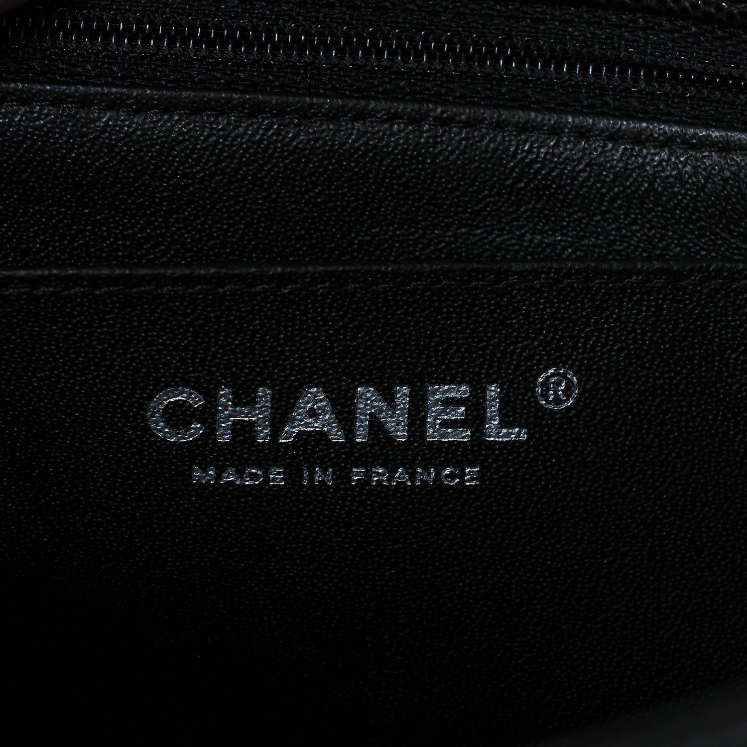 Chanel Caviar Chevron Quilted Mini Rectangular Flap Black 5 of 7