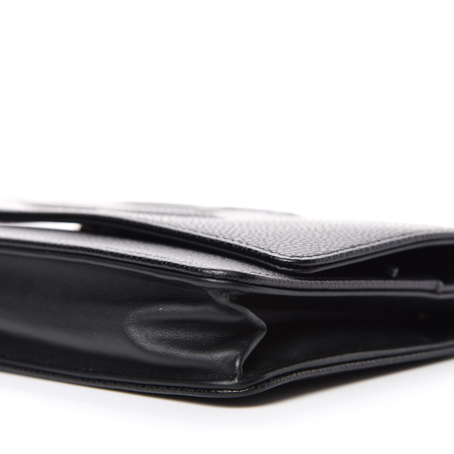 Chanel Caviar Timeless CC Wallet On Chain WOC Black 7 of 12