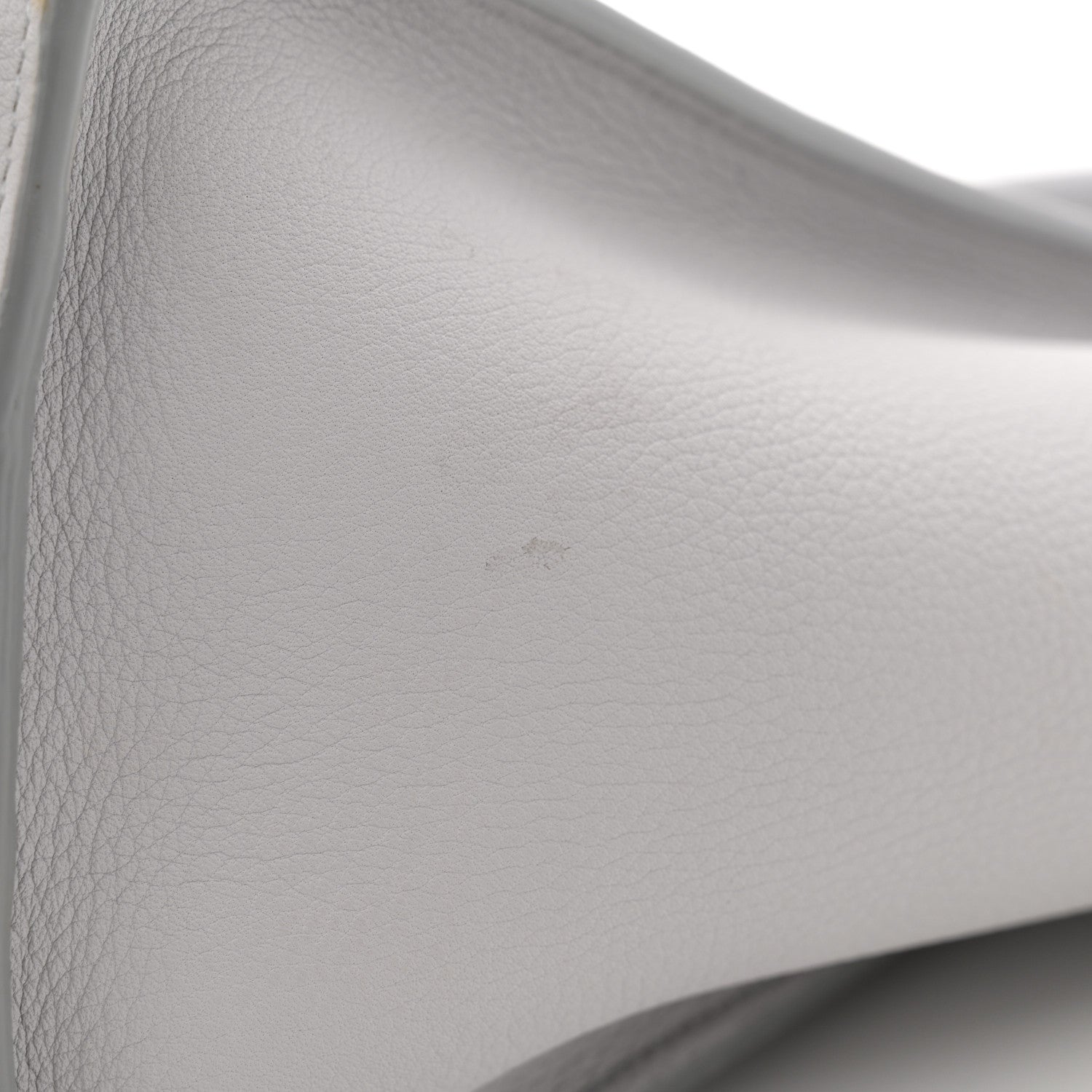 Celine Drummed Calfskin Micro Luggage Light Grey 12 of 13