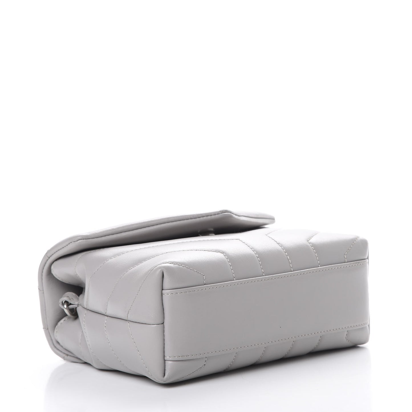 Calfskin Y Quilted Monogram Toy Loulou Satchel Granite