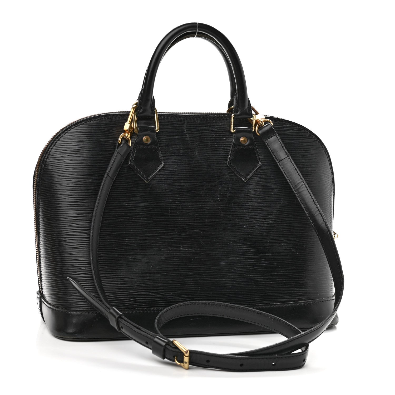 Louis Vuitton Epi Alma PM Black 2 of 19