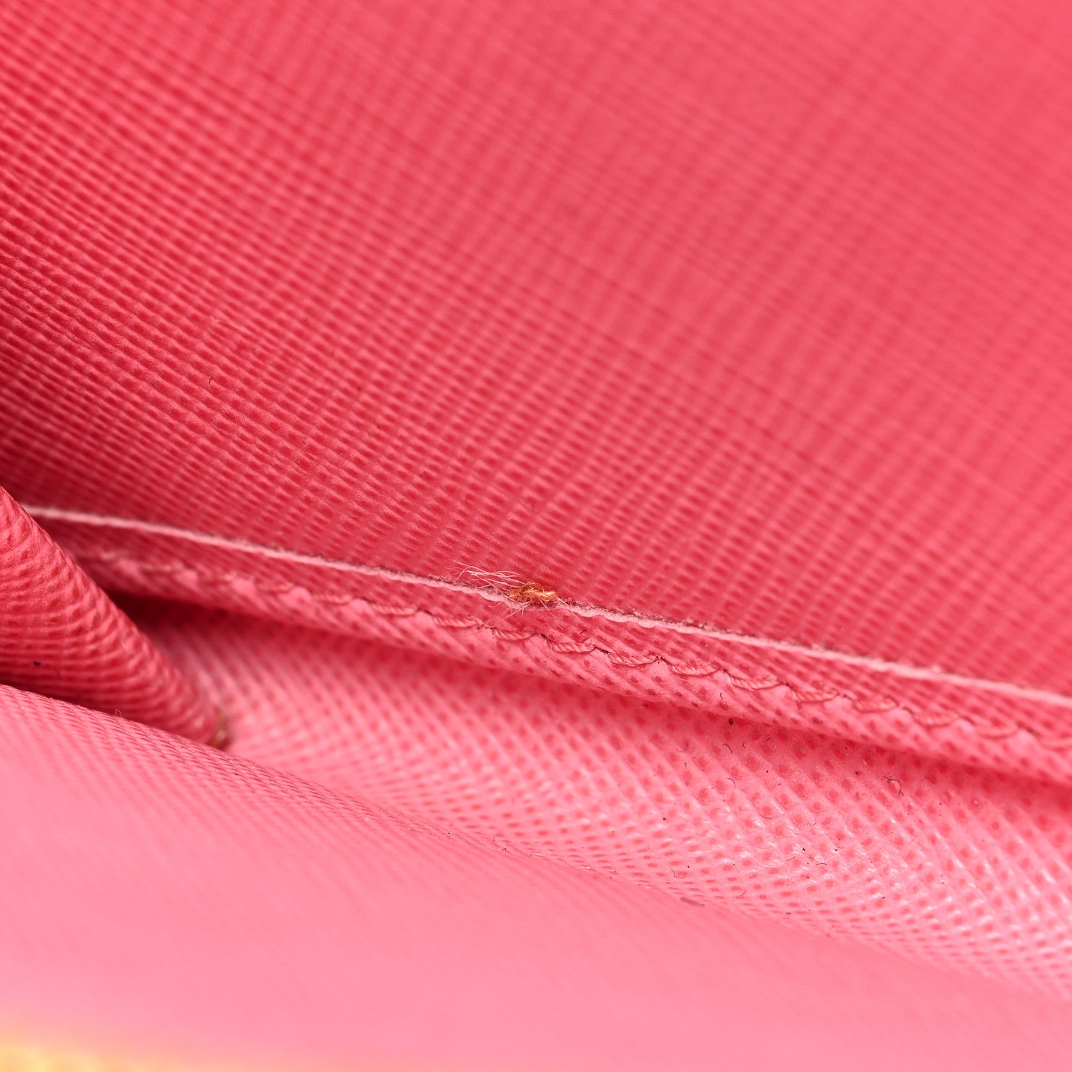 Prada Saffiano Metal Zip Around Wallet Begonia 8 of 10