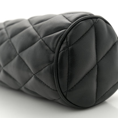 Saint Laurent Lambskin Monogram Mini Sade Tube Bag Black 10 of 12