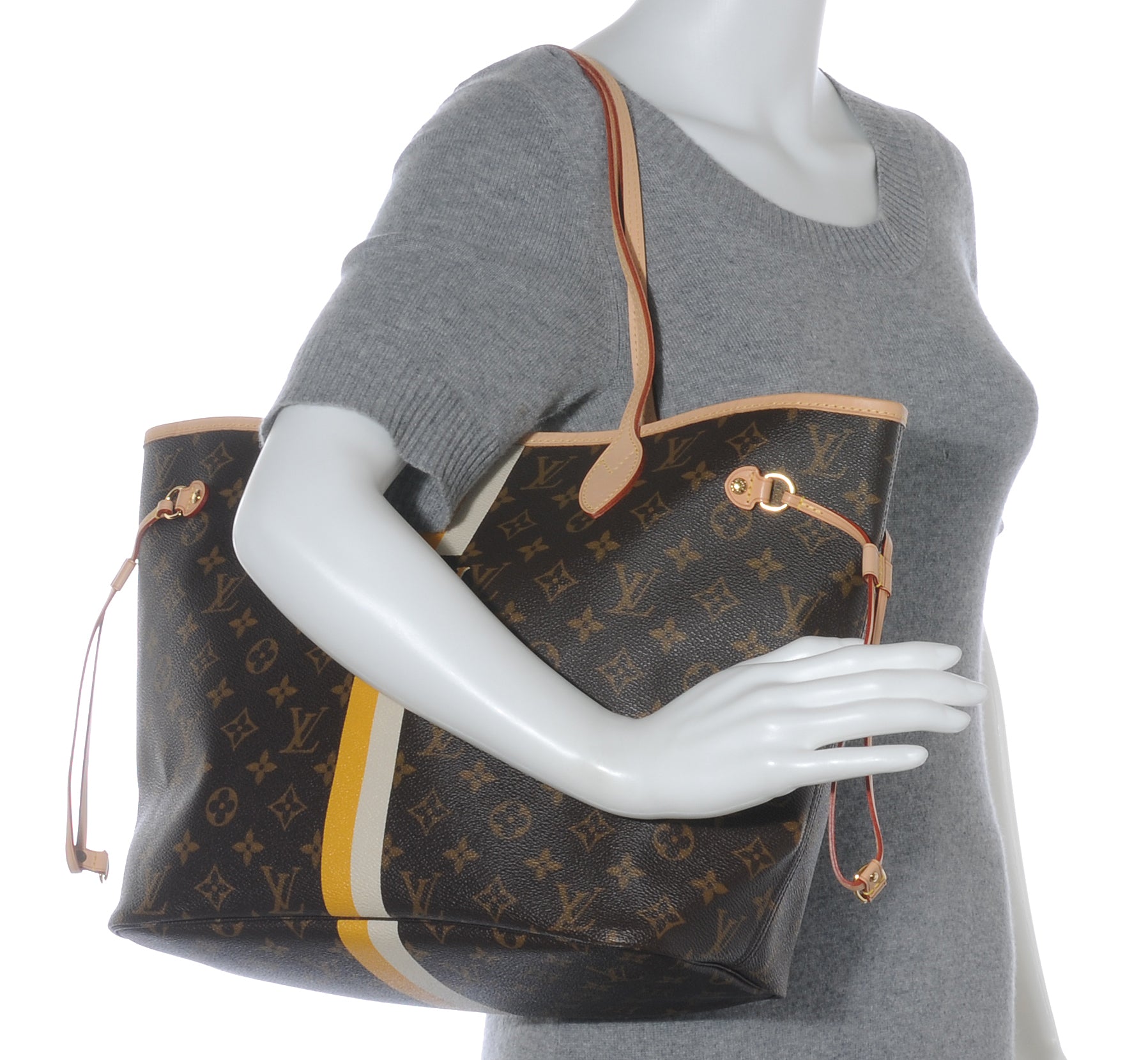 Louis Vuitton Monogram My LV Heritage Neverfull MM 2 of 7