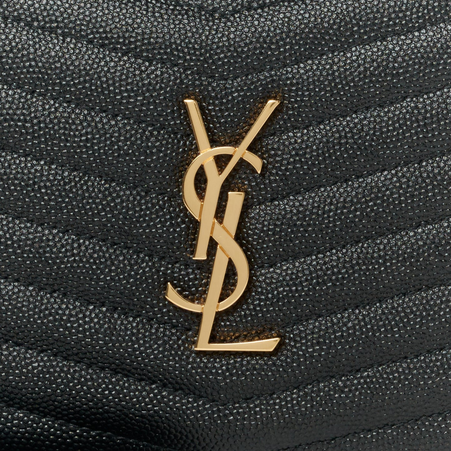 Grain De Poudre Matelasse Monogram Mini Lou Camera Bag Black