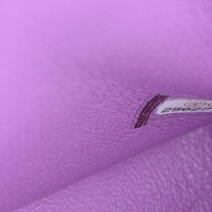 Chanel Lambskin Quilted Mini Square Flap Purple 6 of 11