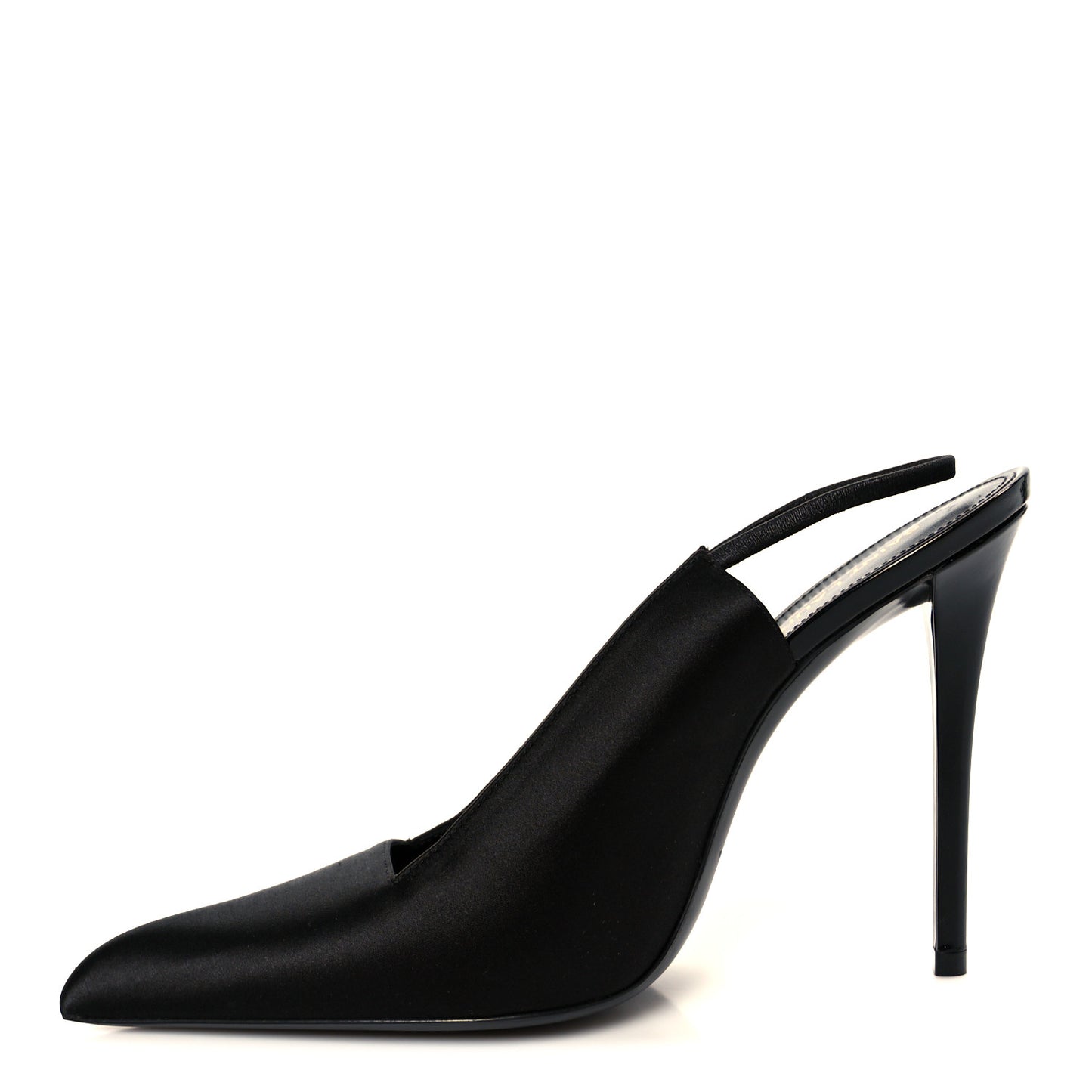 Raso Regale Raven 110 Slingback Pumps 38 Black