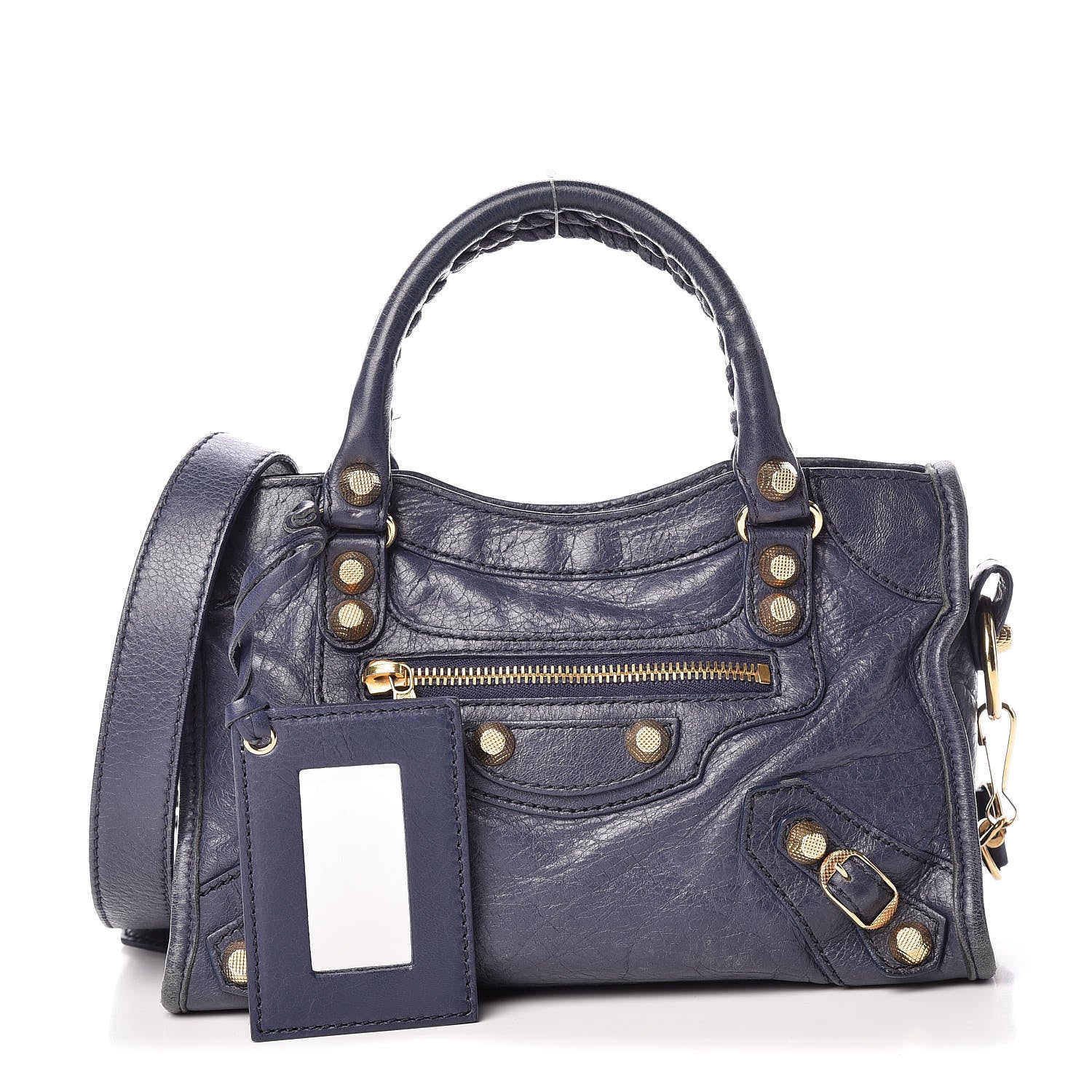 Balenciaga Agneau Giant 12 Gold Hardware Mini City Gris Chartreux 1 of 14