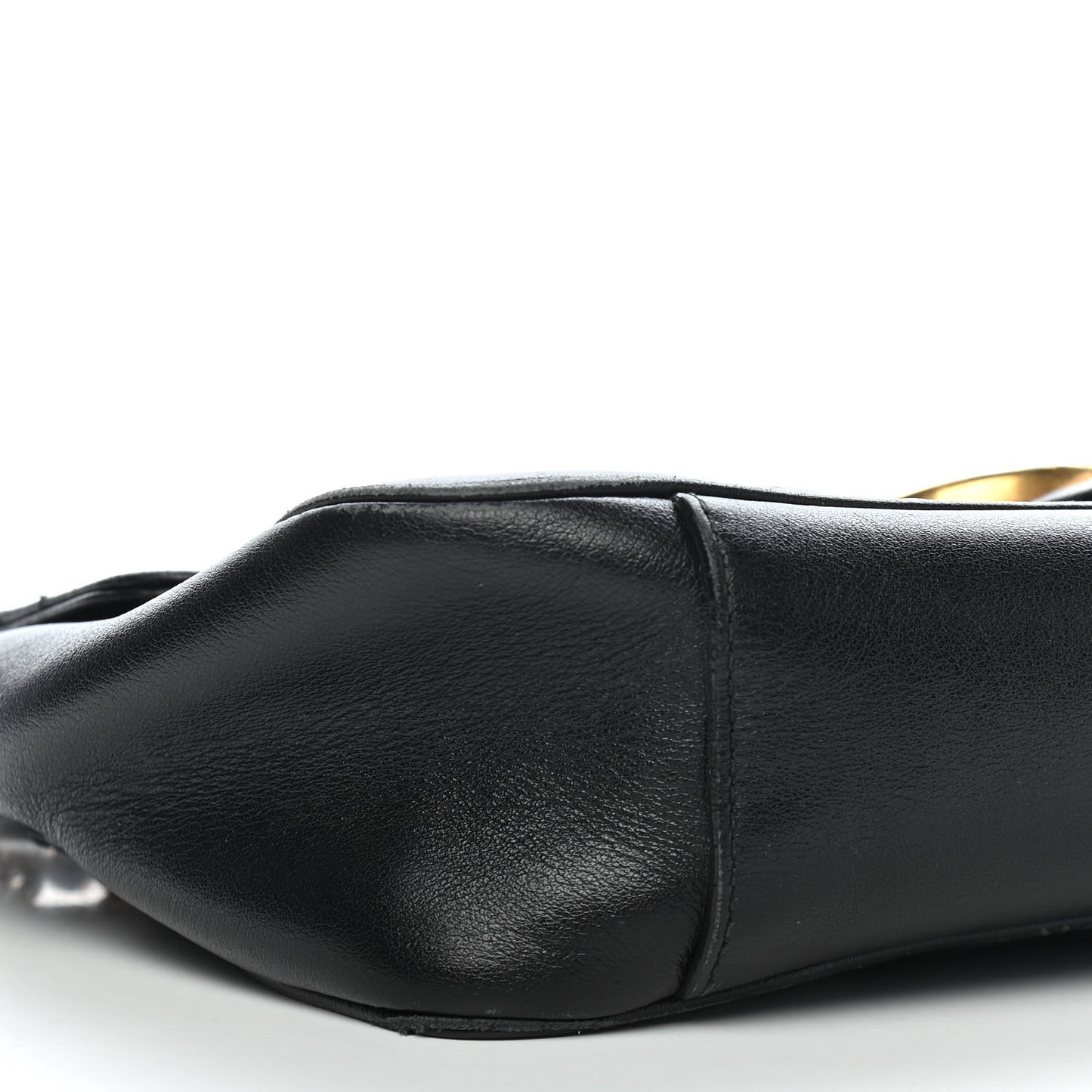 Calfskin Matelasse Small GG Marmont Shoulder Bag Black