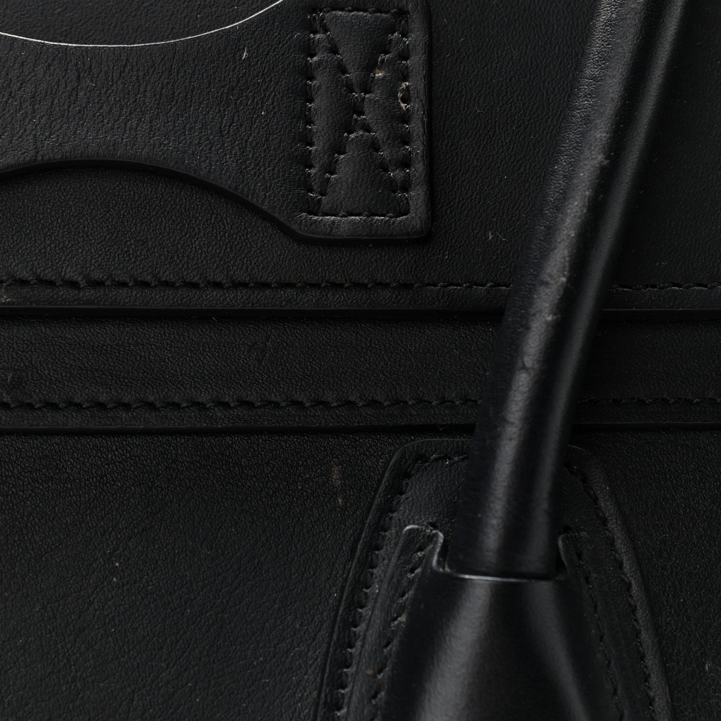 Smooth Calfskin Micro Luggage Black