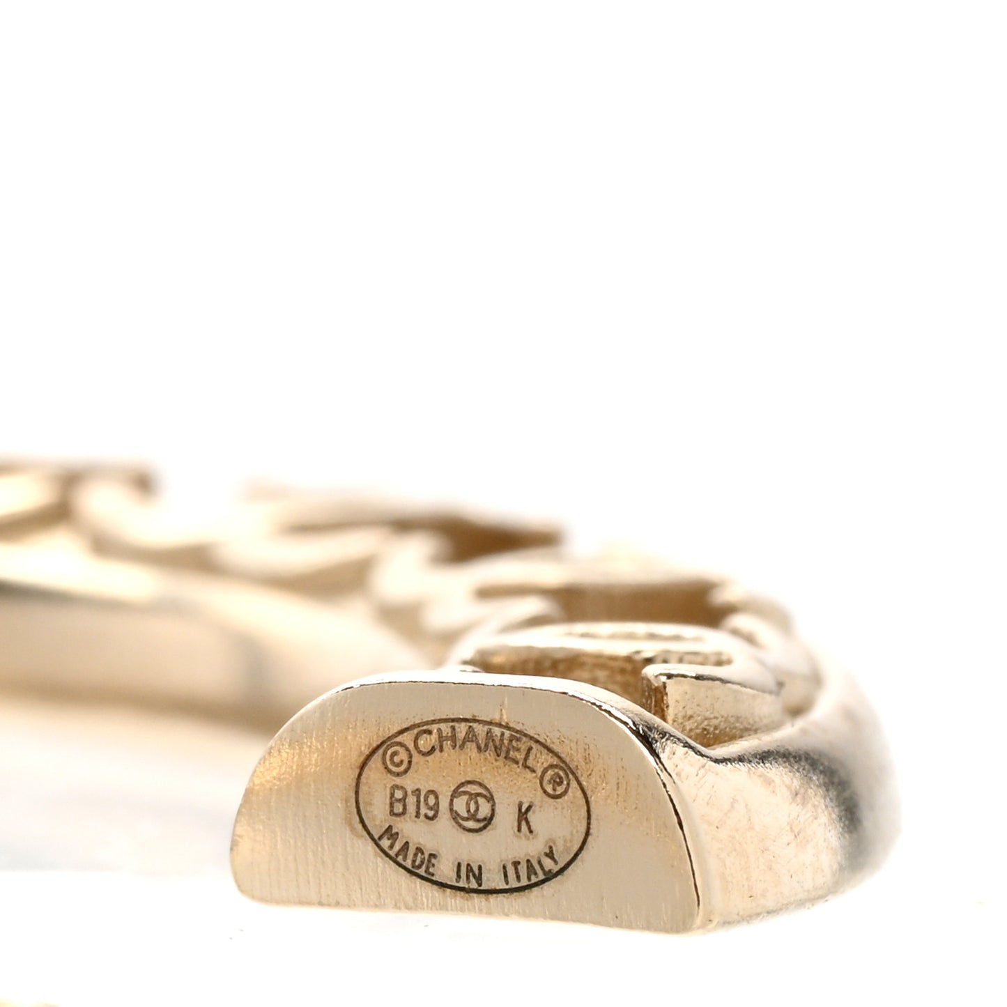 CC Hoop Earrings Gold