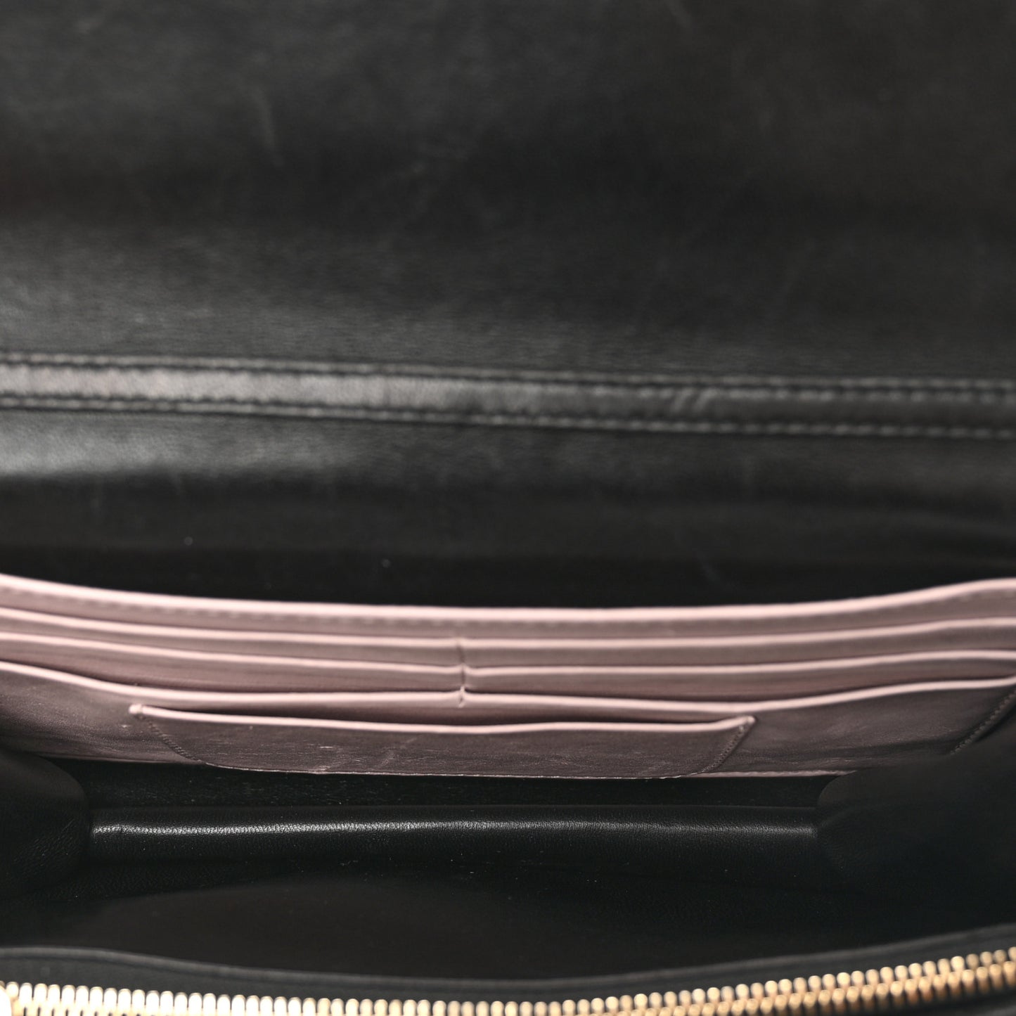 Lambskin Cannage Miss Dior Promenade Pouch Black