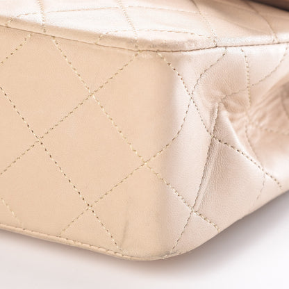 Chanel Lambskin Quilted Small Double Flap Beige 13 of 16