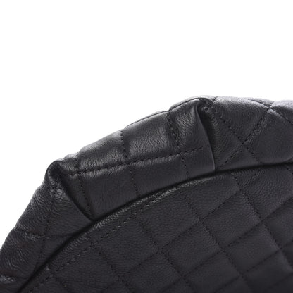 Chanel Calfskin Quilted Banane Waist Bag Fanny Pack Black 8 of 9