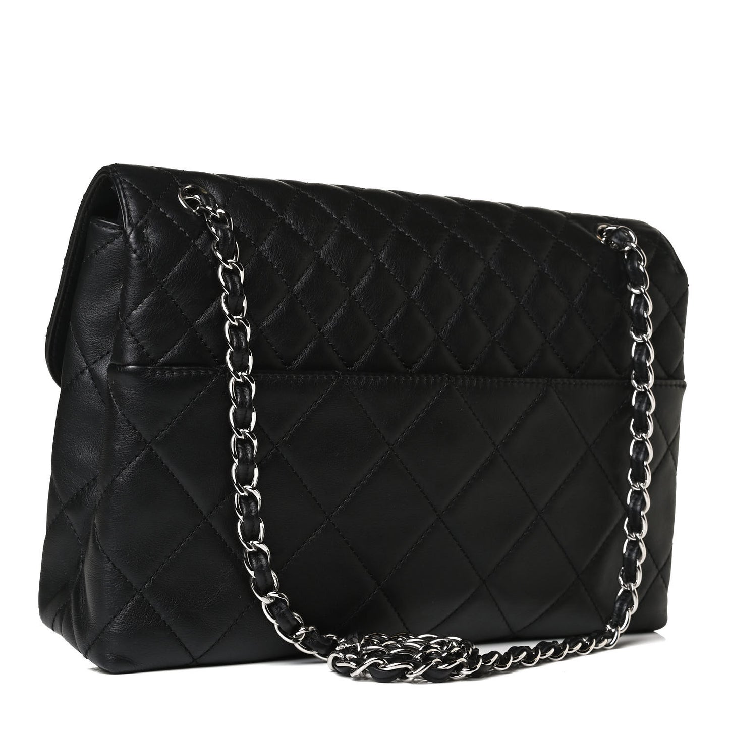 Calfskin Quilted In The Business Flap Bag Black