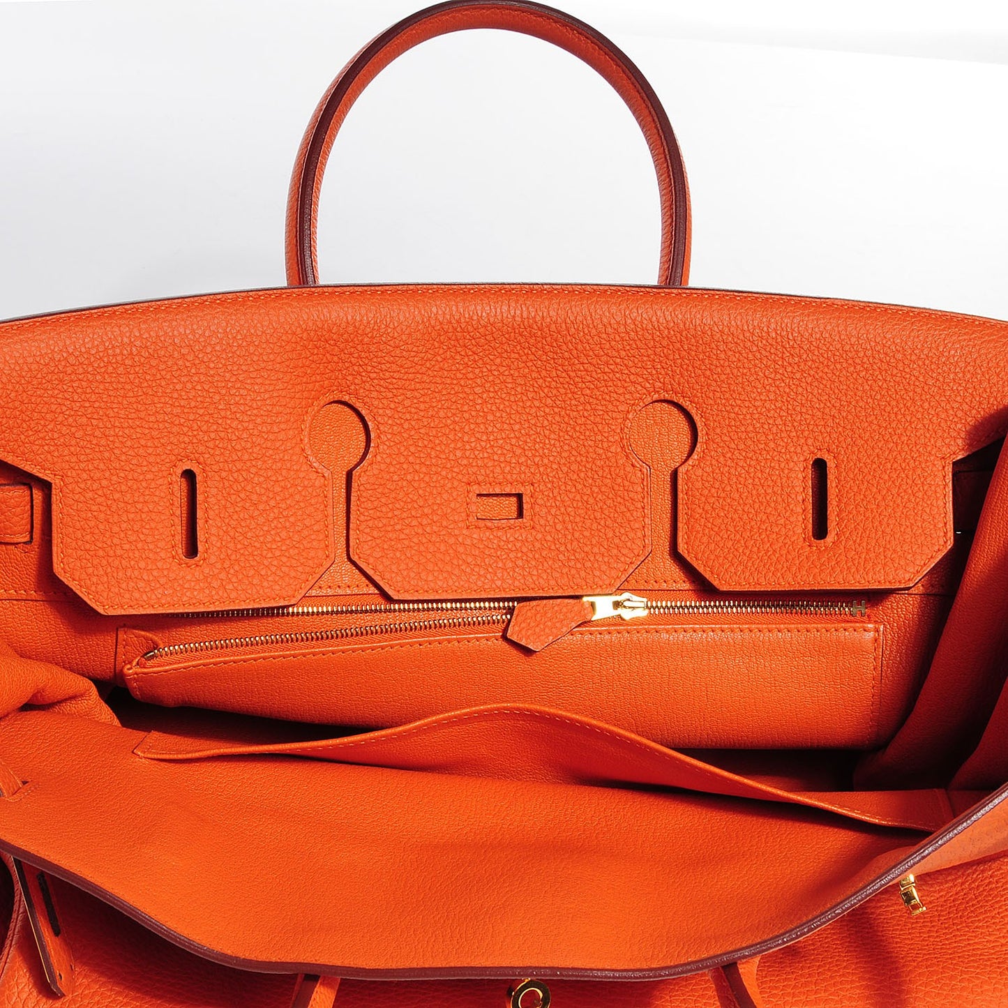 Togo Birkin 35 Orange