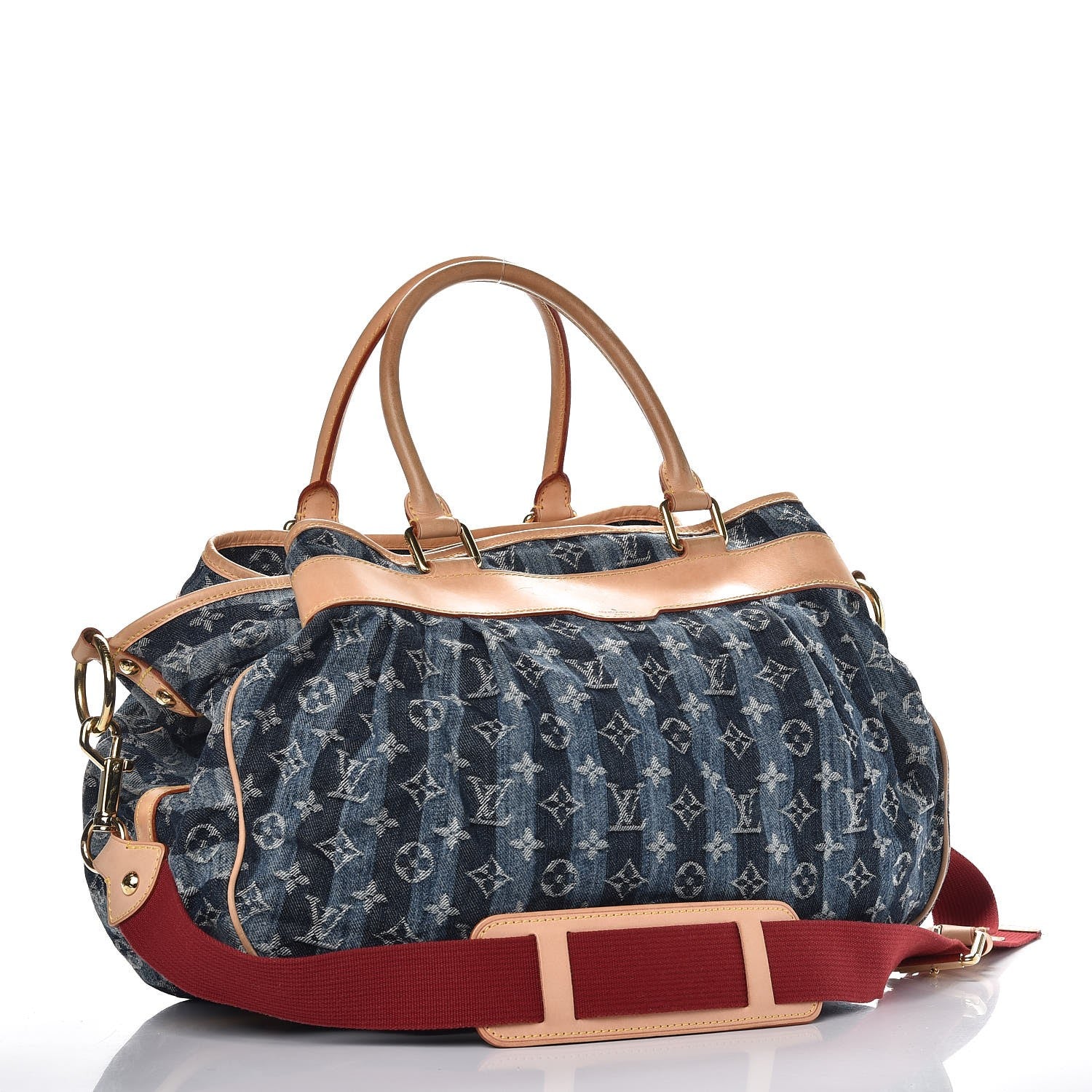 Louis Vuitton Denim Raye Cabas GM 3 of 15