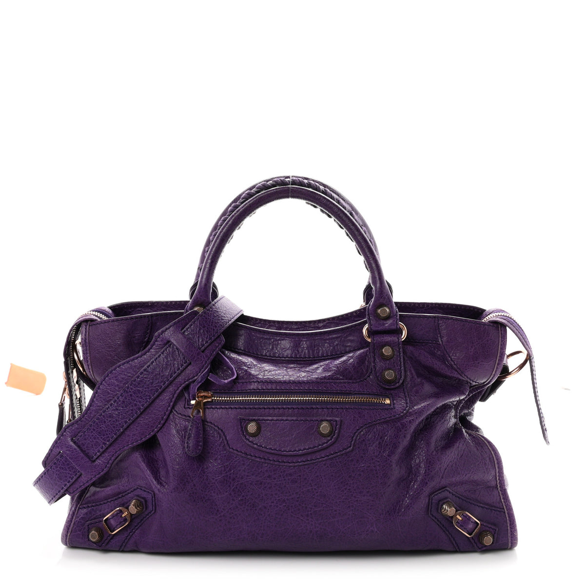Balenciaga Agneau Giant 12 Rose Gold Hardware City Dark Violet 1 of 11