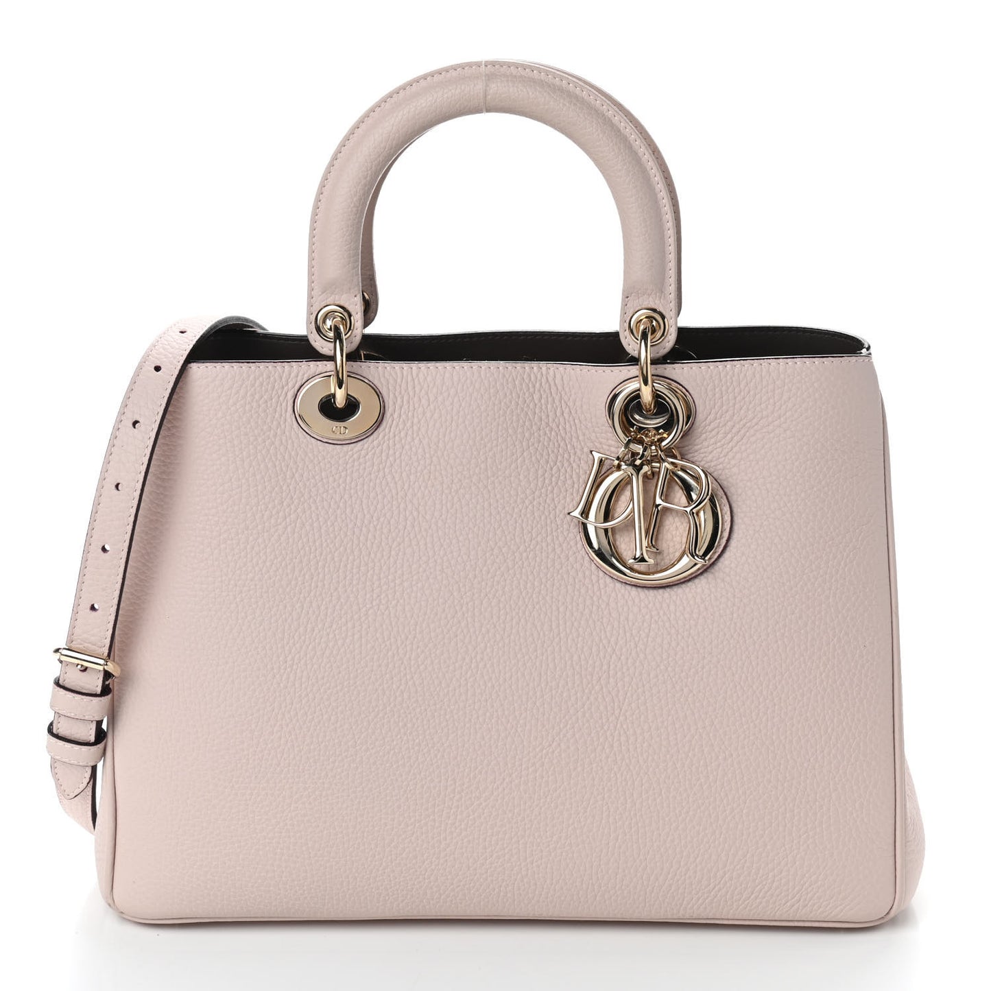 Bullcalf Medium Diorissimo Tote Rose Poudre