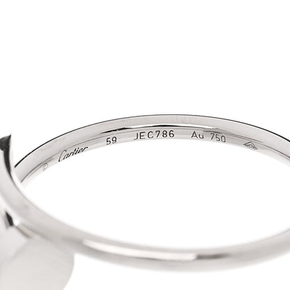 Cartier 18K White Gold Small Juste Un Clou Ring 59 8.75 5 of 6