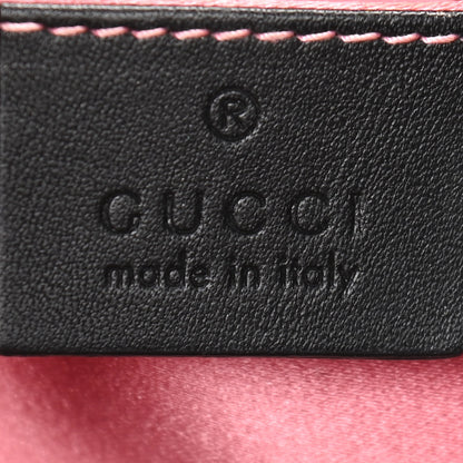 Gucci Velvet Matelasse GG Marmont Bucket Bag Black 6 of 9