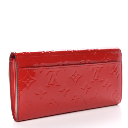 Louis Vuitton Vernis Sarah Wallet NM Cherry 3 of 11