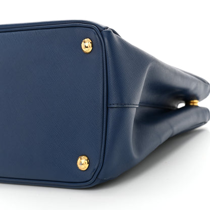 Prada Saffiano Medium Galleria Double Zip Tote Bluette 10 of 16