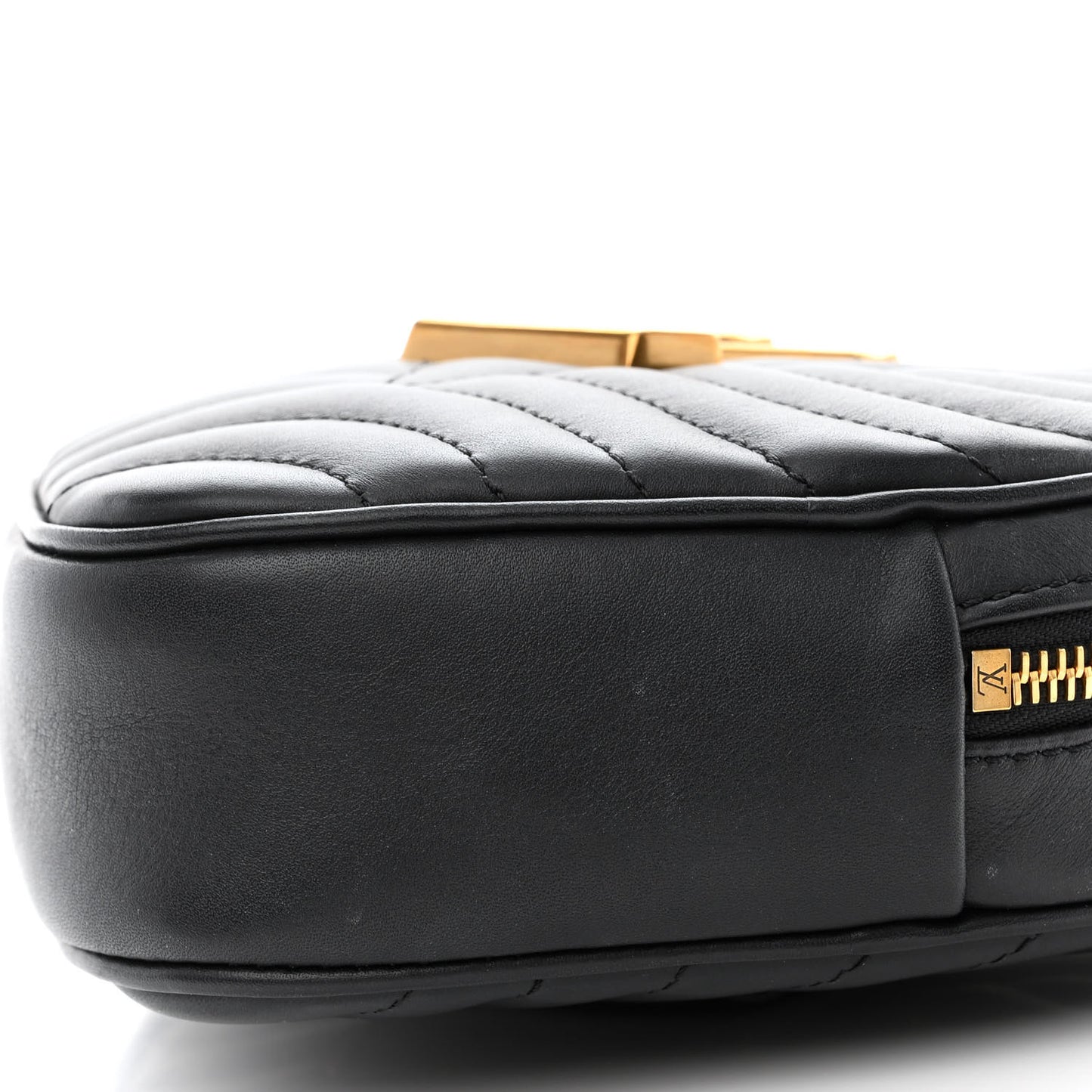 Calfskin New Wave Heart Bag Black