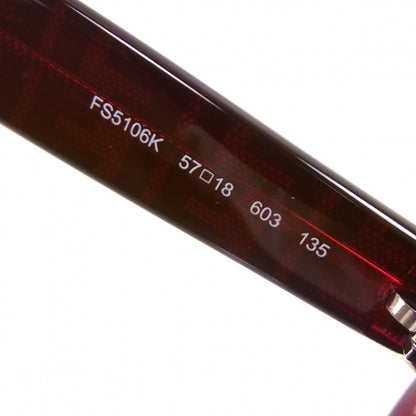 Fendi Zucca Sunglasses FS5106K Burgundy 4 of 6