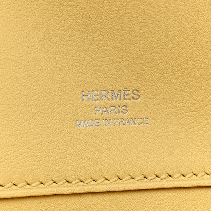 Hermes Swift Kelly Cut Clutch Pochette Jaune Poussin 6 of 8