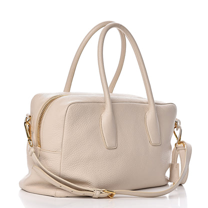 Prada Vitello Daino Bauletto Talco 3 of 14