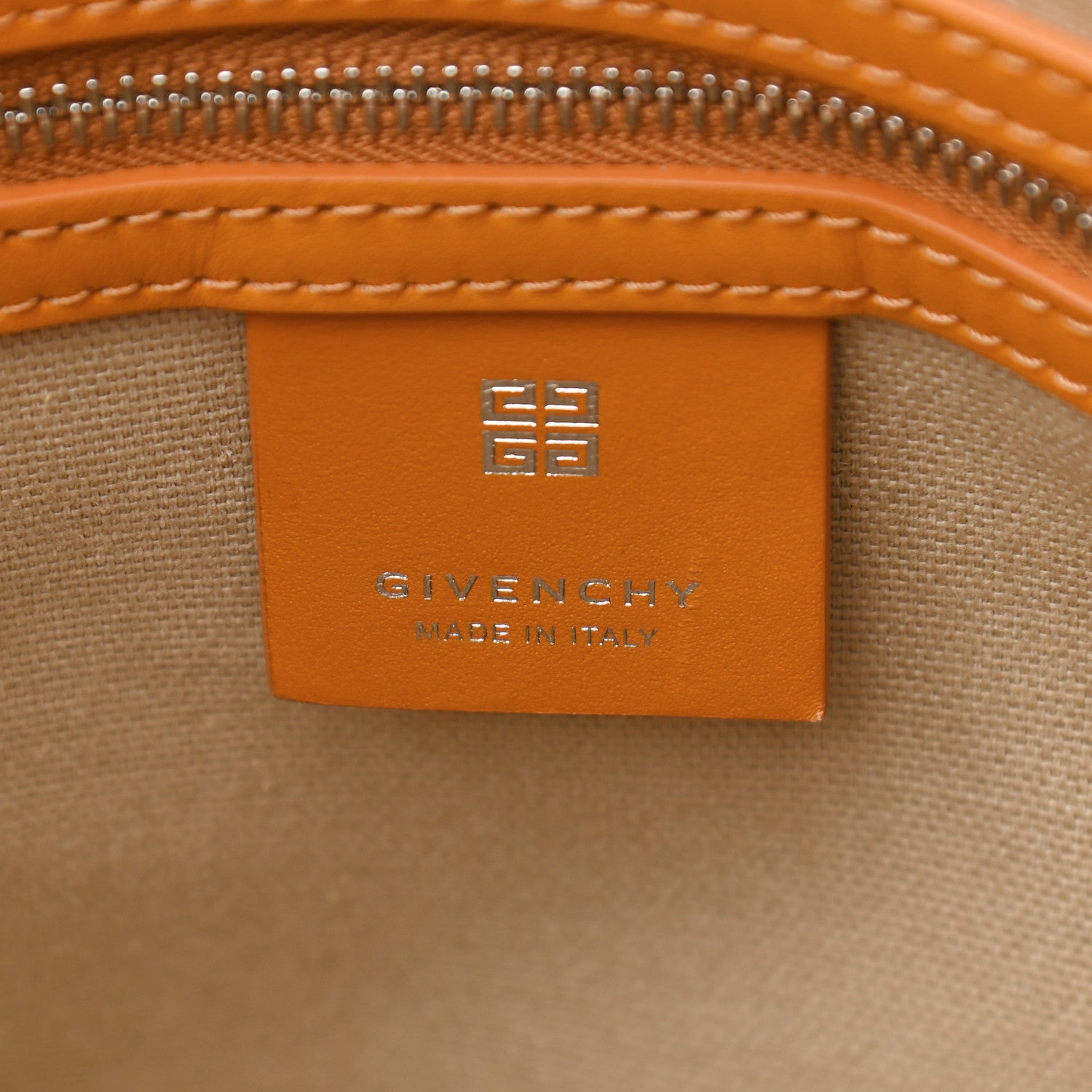Givenchy Box Calfskin Small Antigona Sport Top Handle Bag Pumpkin 6 of 9