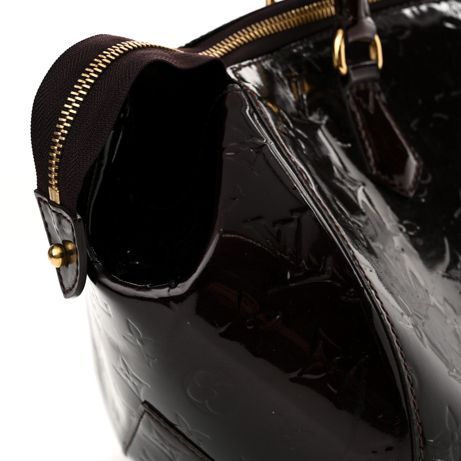 Louis Vuitton Vernis Sherwood GM Amarante 14 of 17