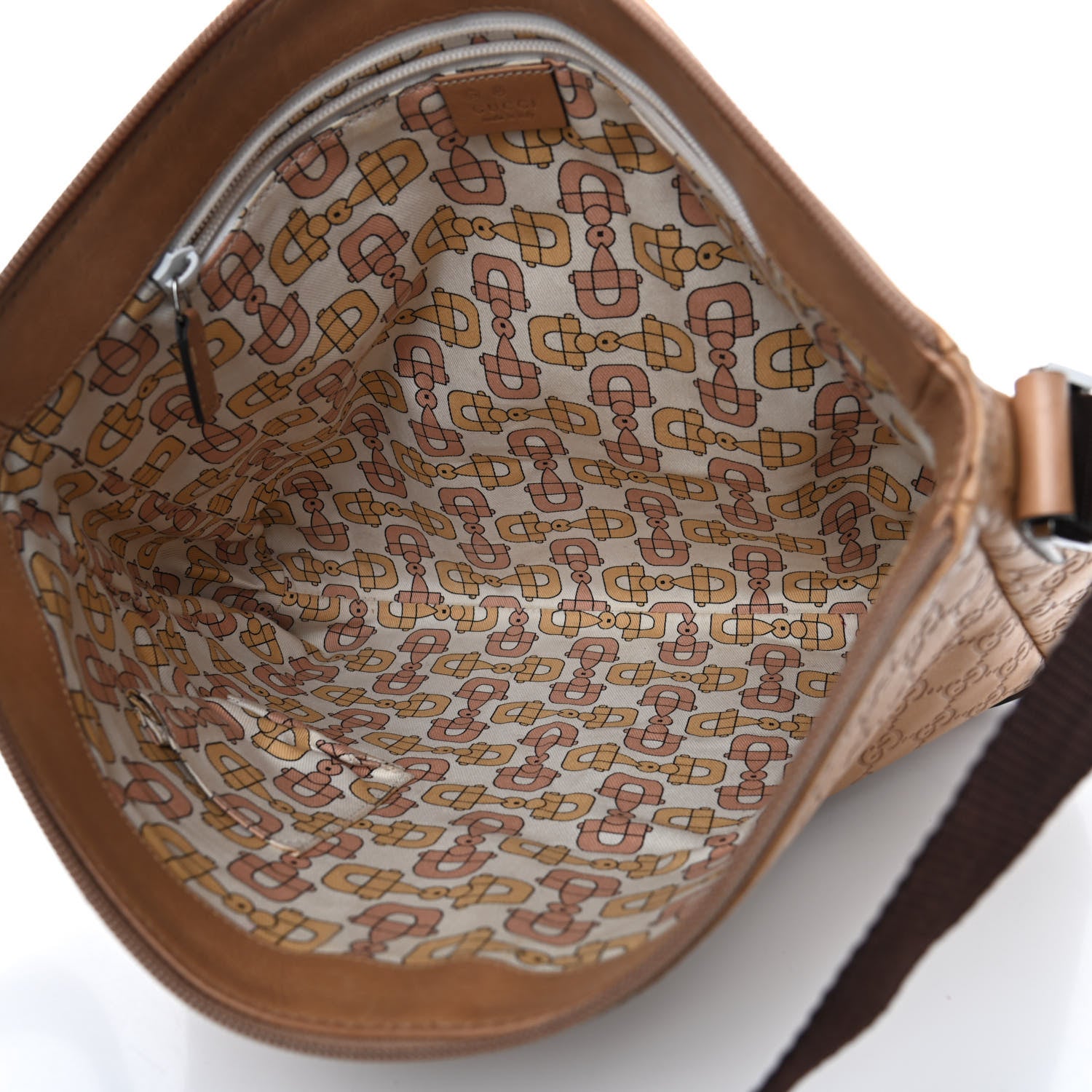 Gucci Guccissima Messenger Bag Camelia 4 of 9